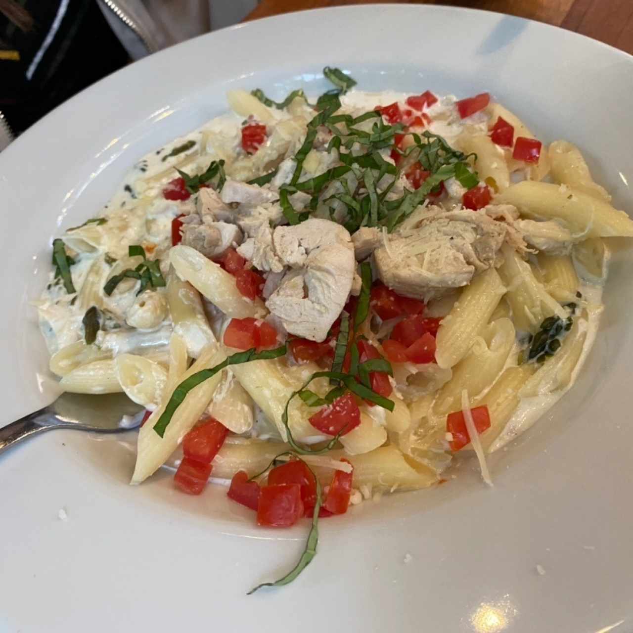 Pasta de Pollo y Loroco