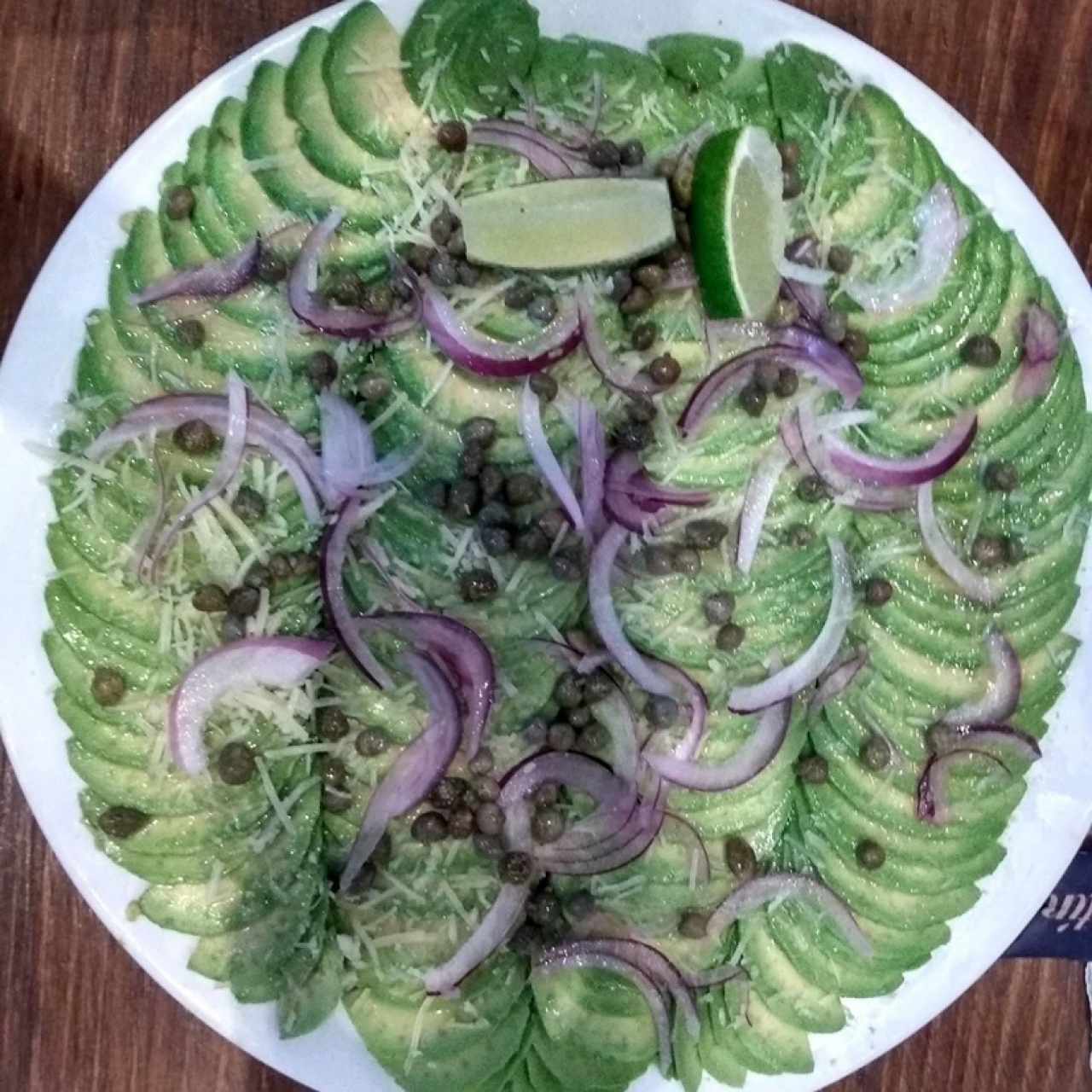 Carpaccios - Carpaccio de Aguacate