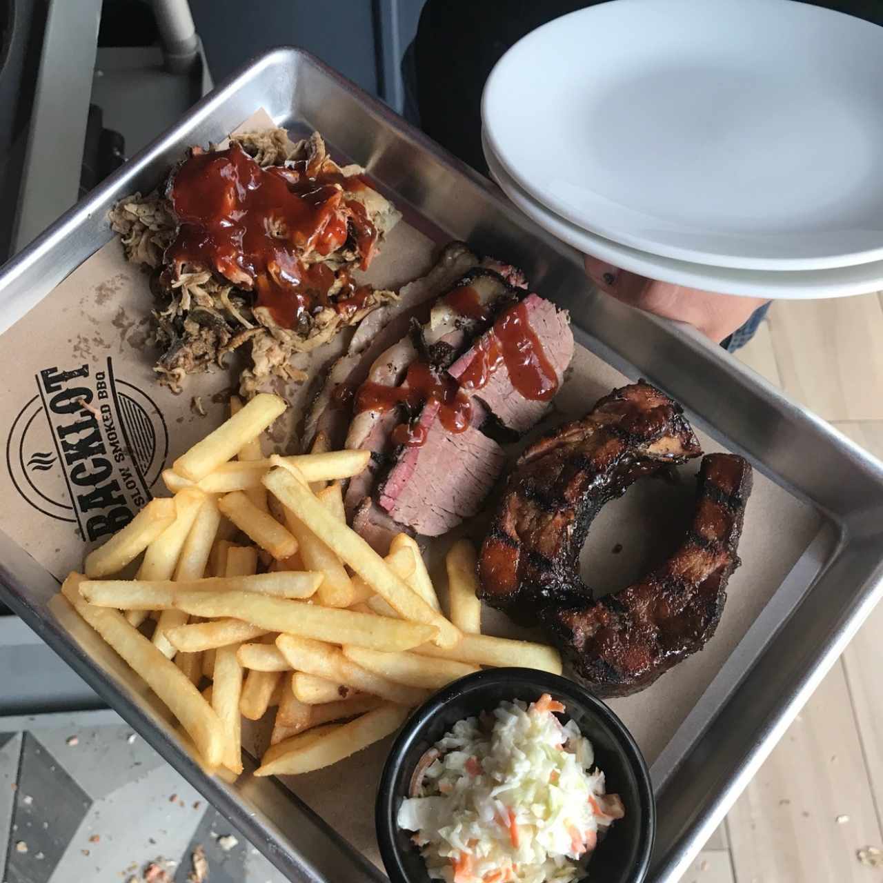 three meat platter