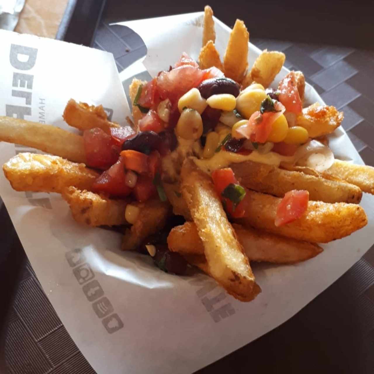 Papas 🥔 con Pico de Gallo 🐓
