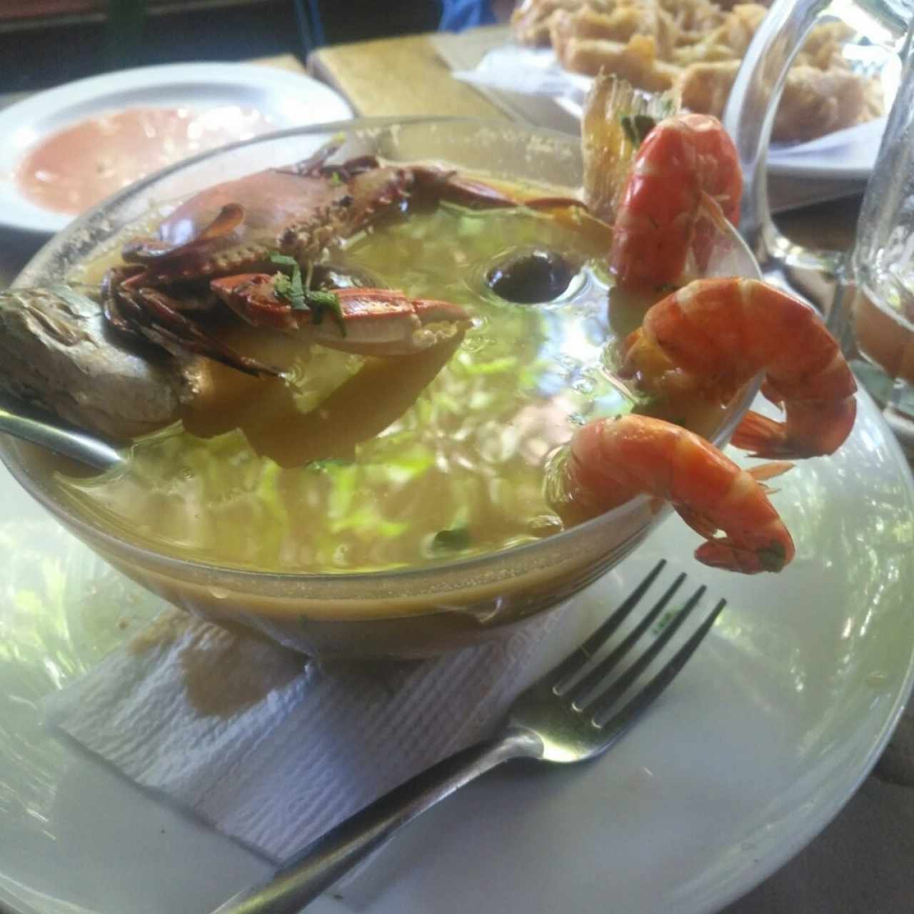 caldo de mariscos