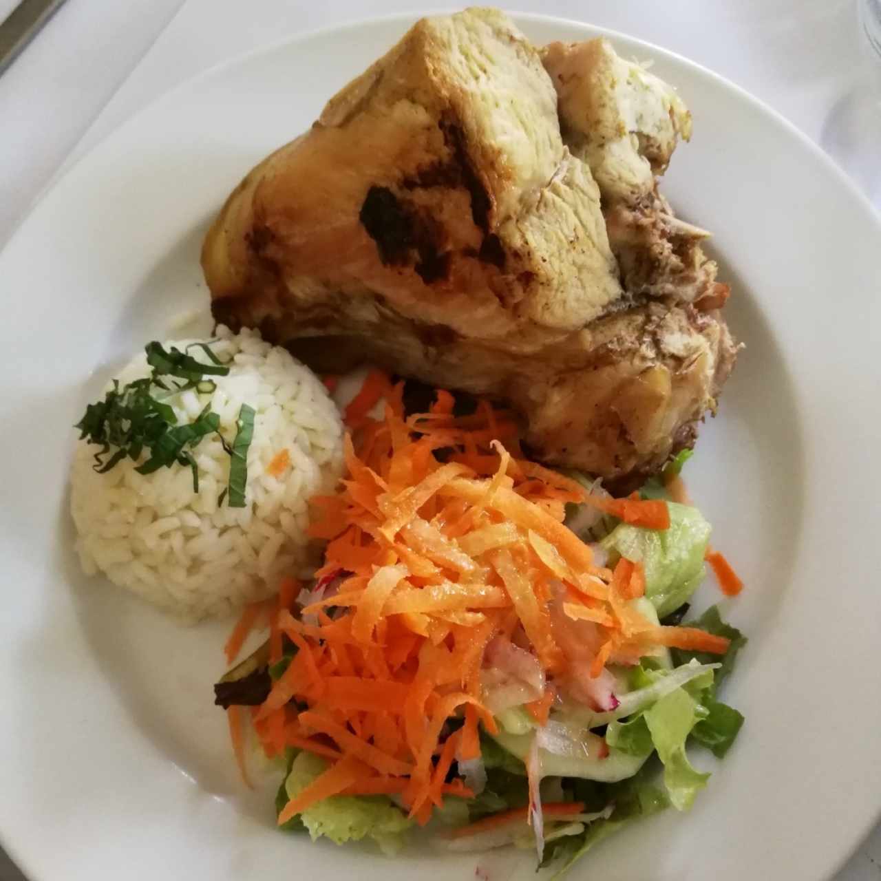 Gallina Asada (del caldo de gallina)