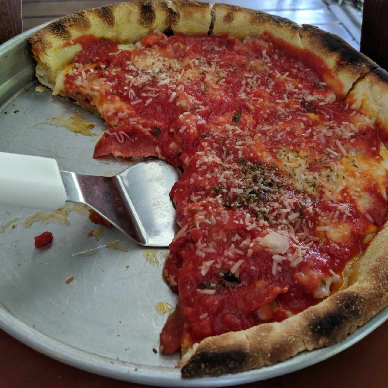 deep dish pizza