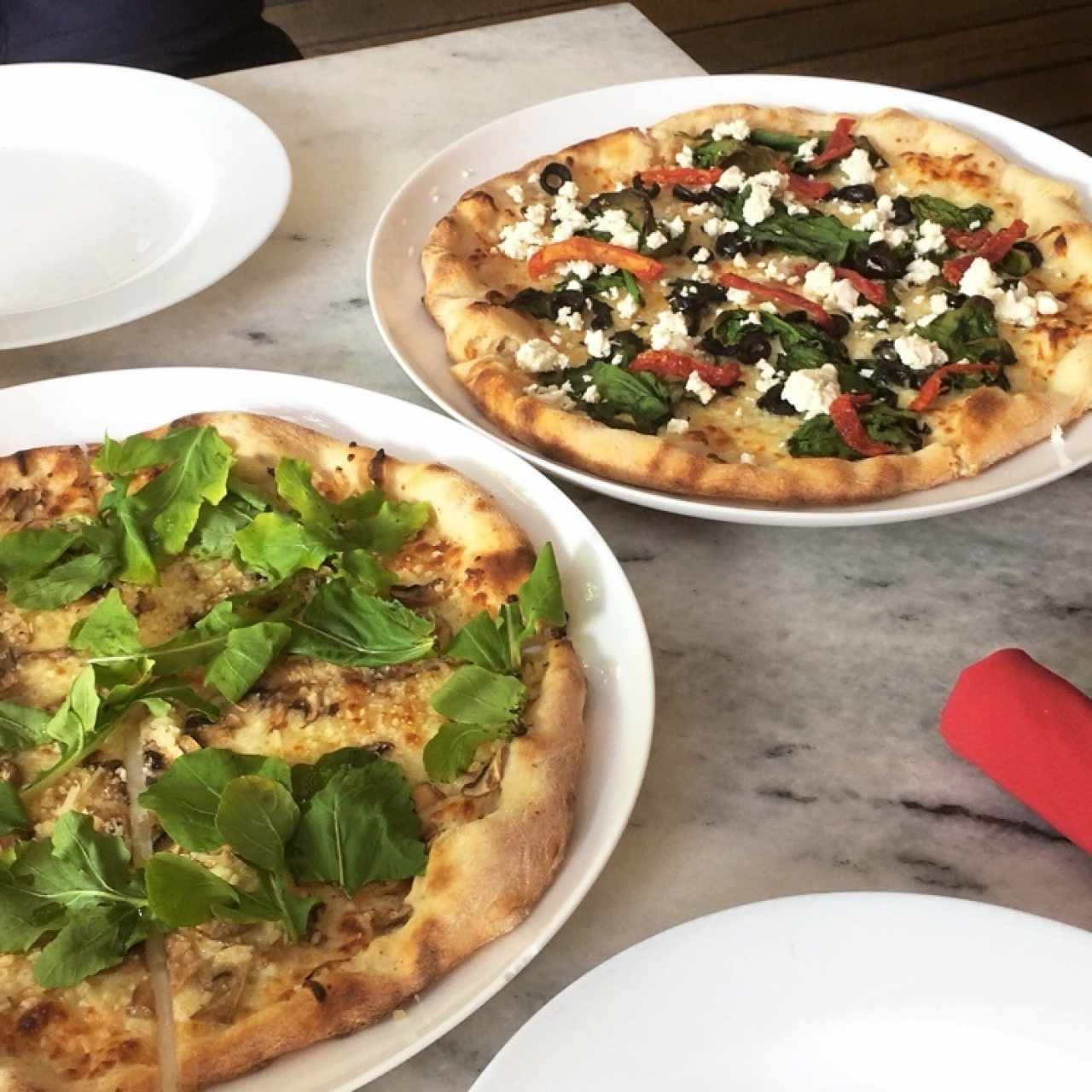 Variedad de pizzas