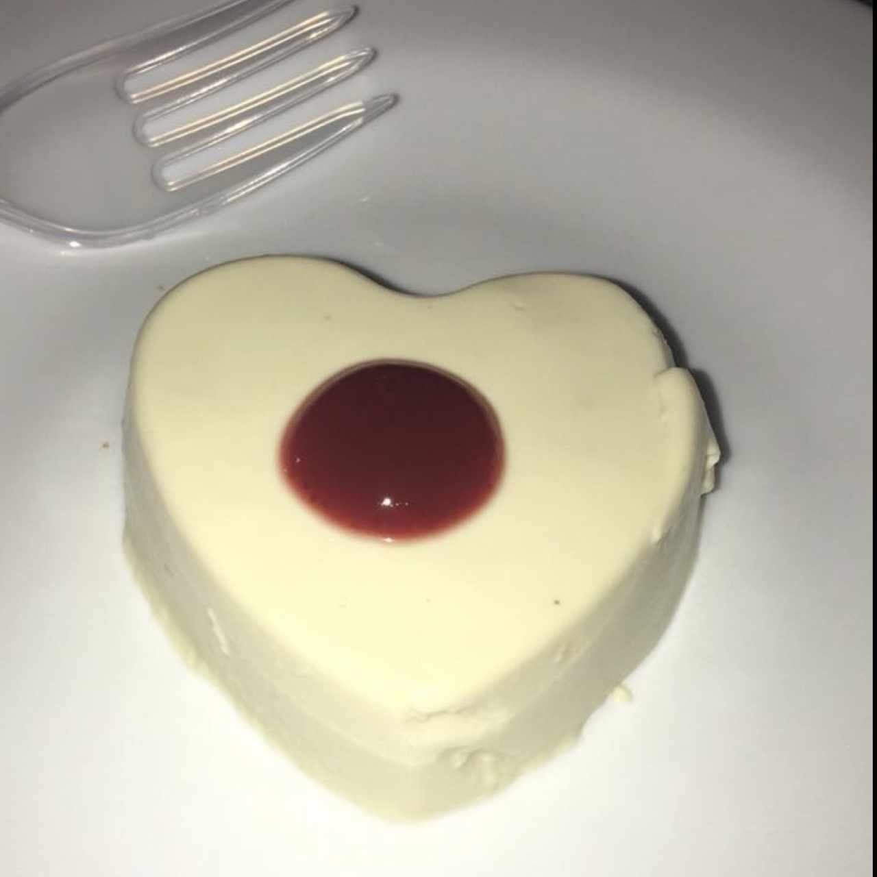 panna cotta con reducción de mora