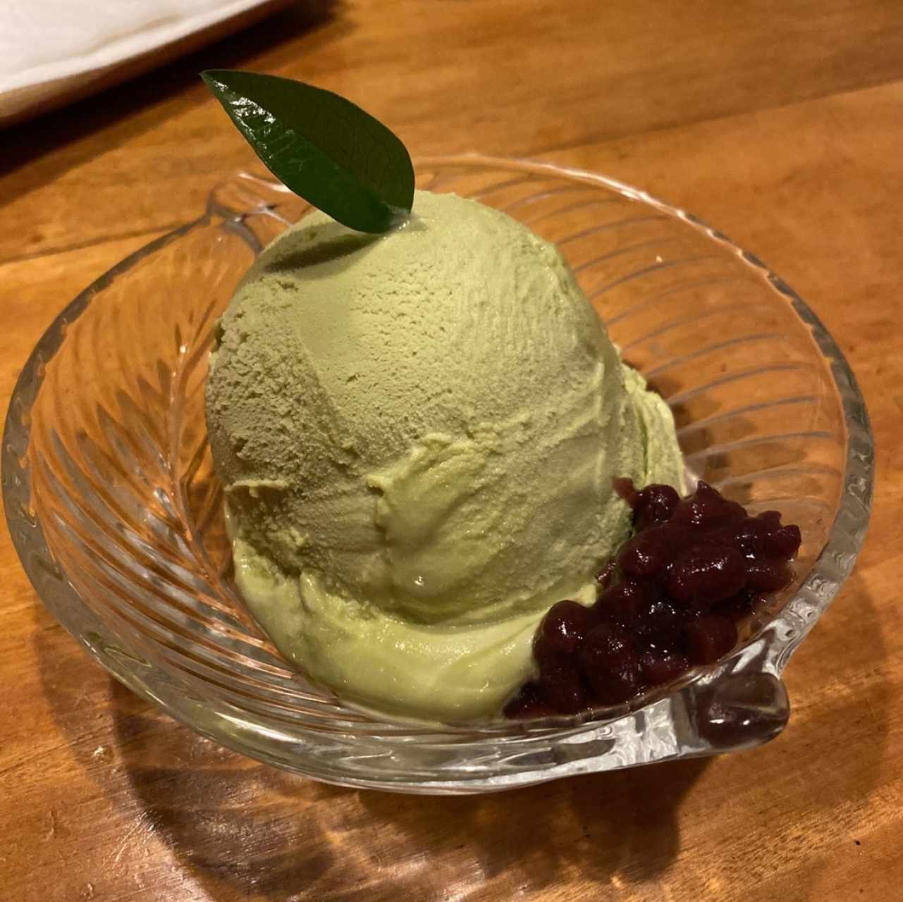 Helado de Te Verde