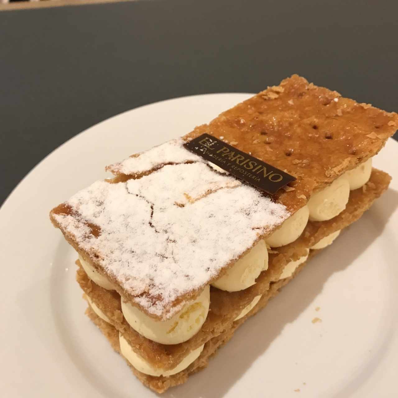 Postres - Milhojas de Vainilla