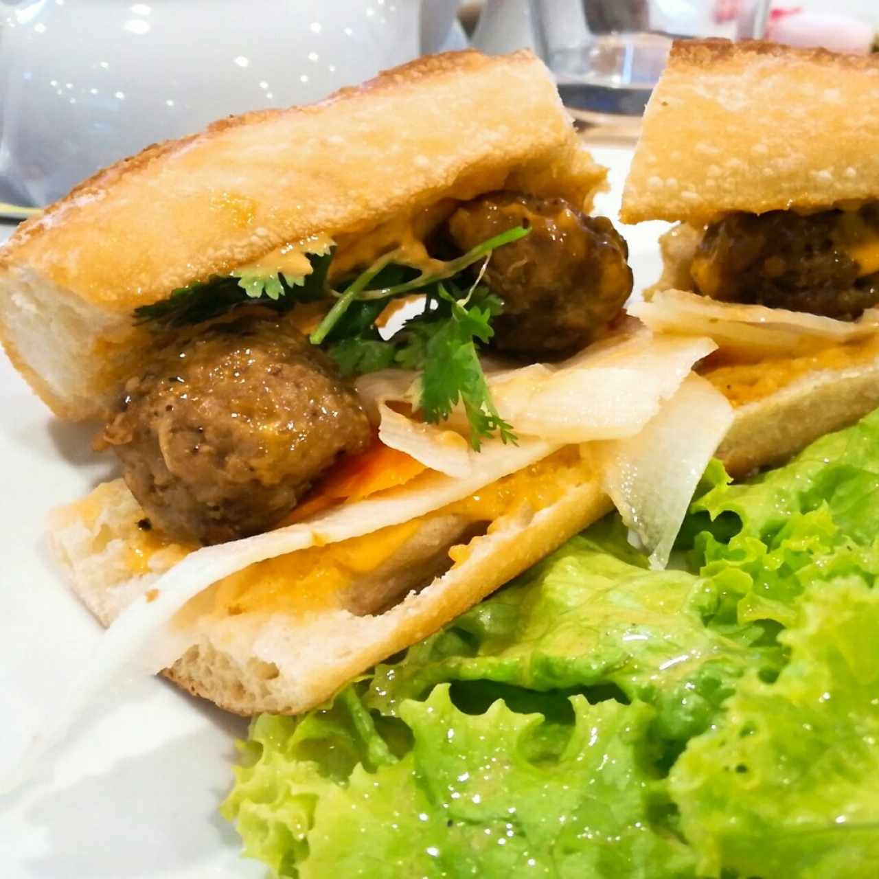 Baguette de Albóndigas