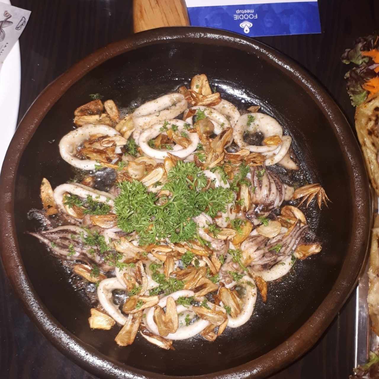 calamares al ajillo