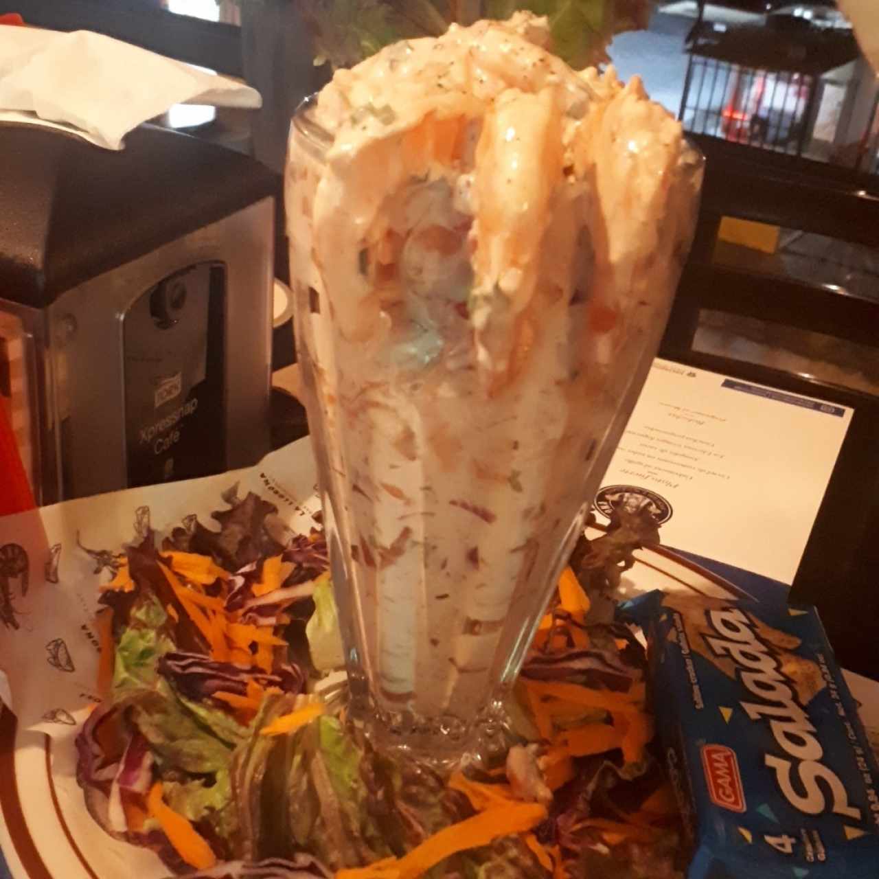 Cocktail de Camarón con salsa rosada