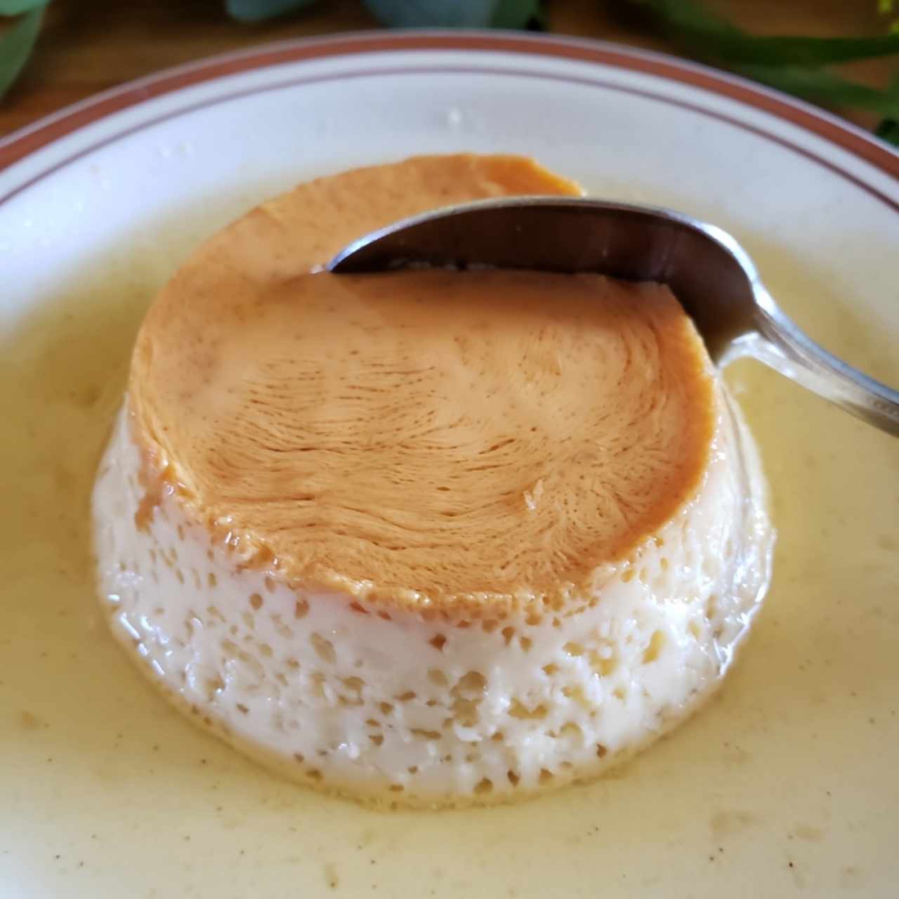 Flan de postre! 