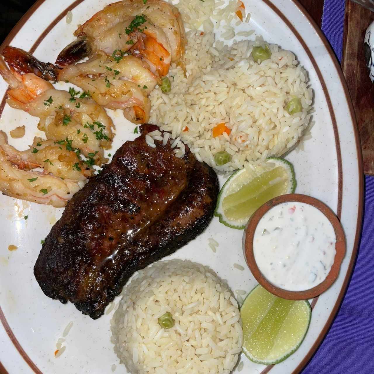  puyazo y camarones al ajo 