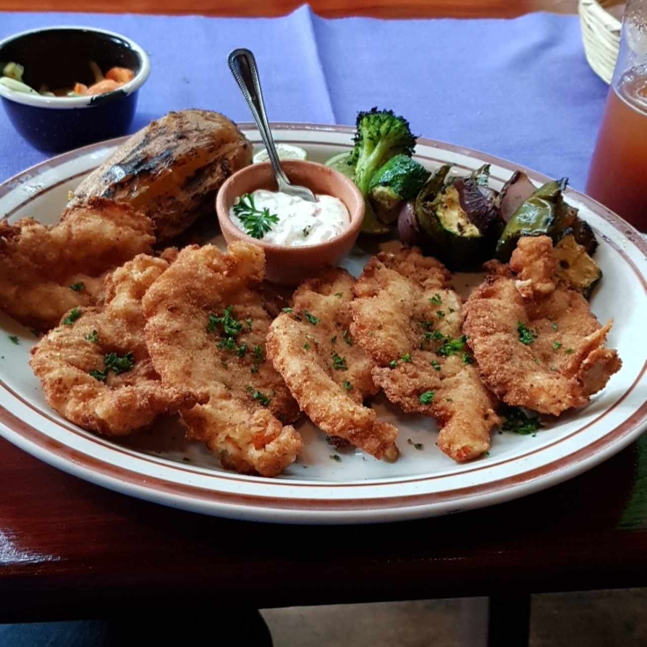 Camarones jumbo empanizados