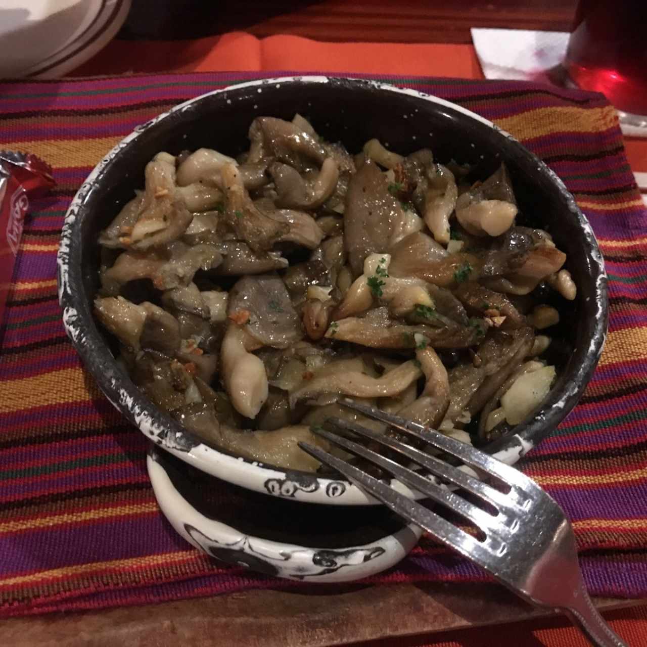 Hongos Pleurot al ajillo
