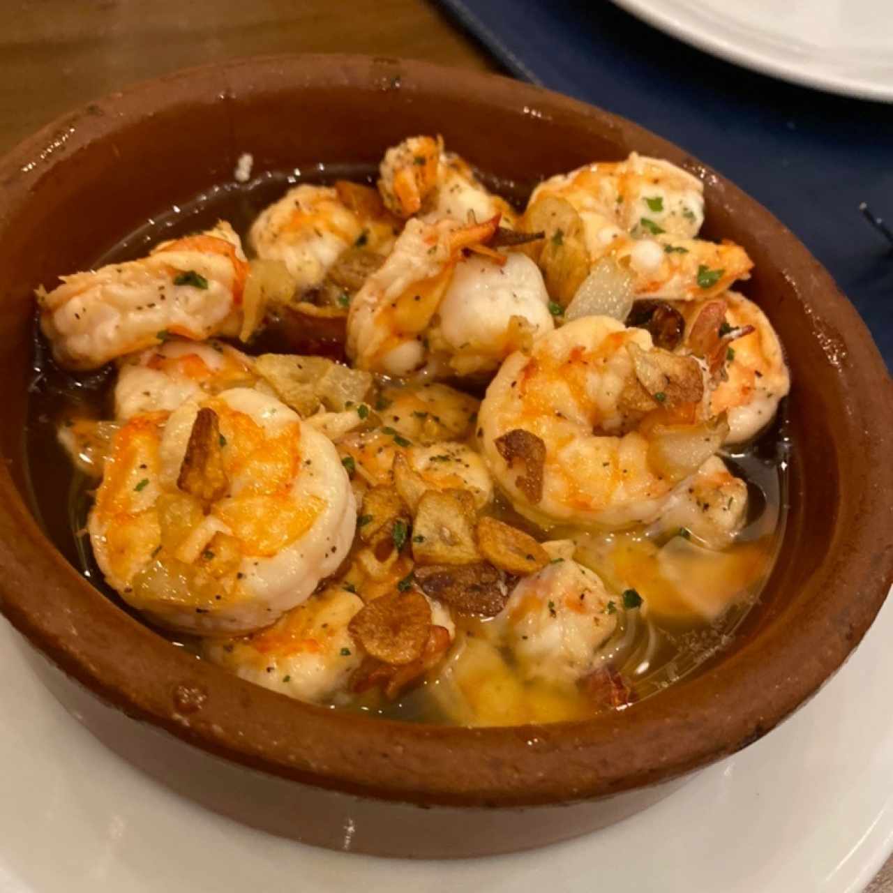 Tapas - Camarones al ajillo