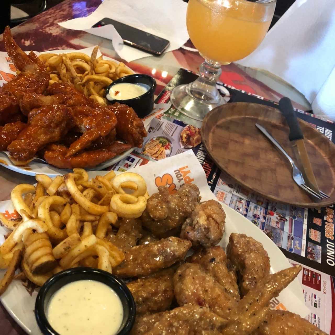 Parmesan wings
