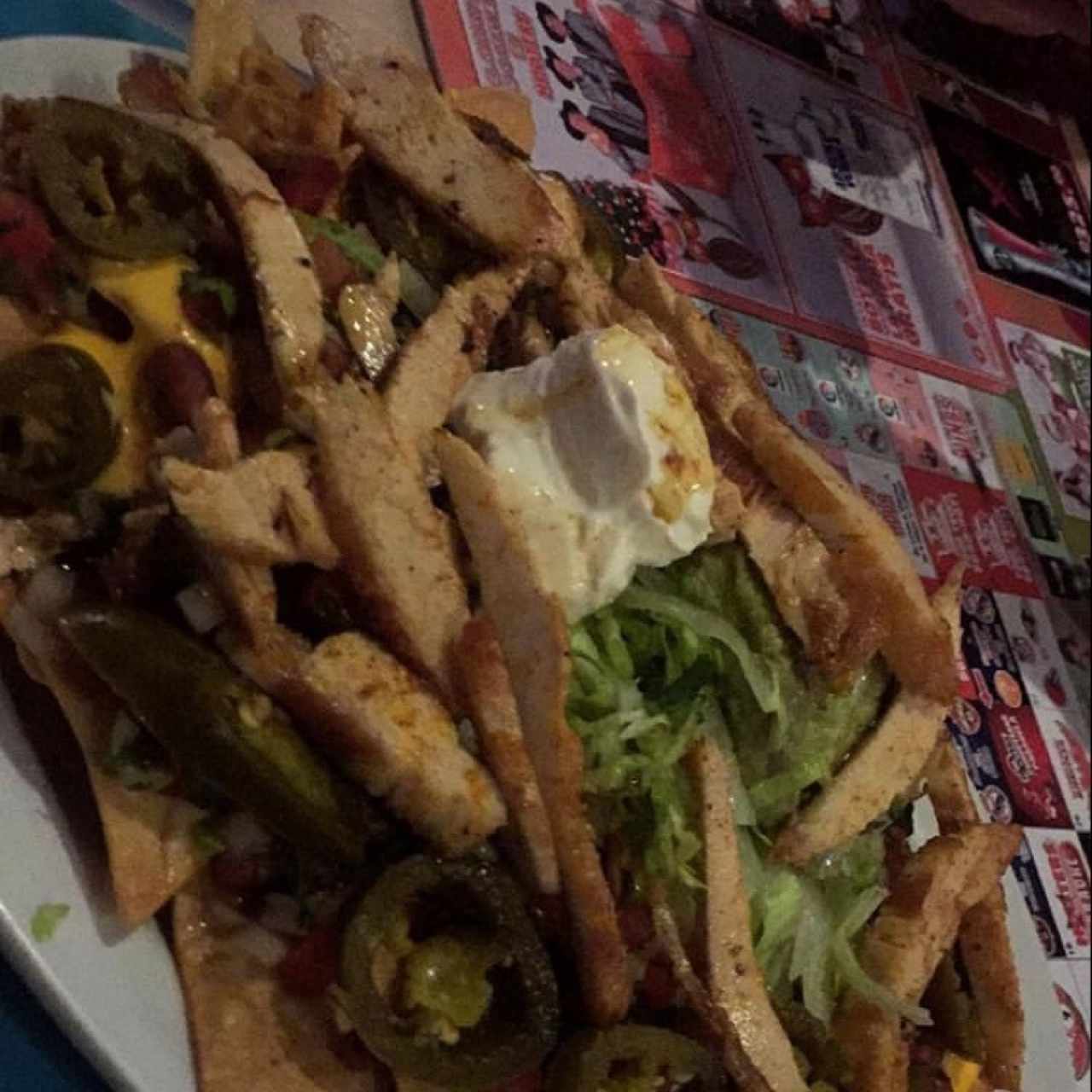 Nachos con Pollo