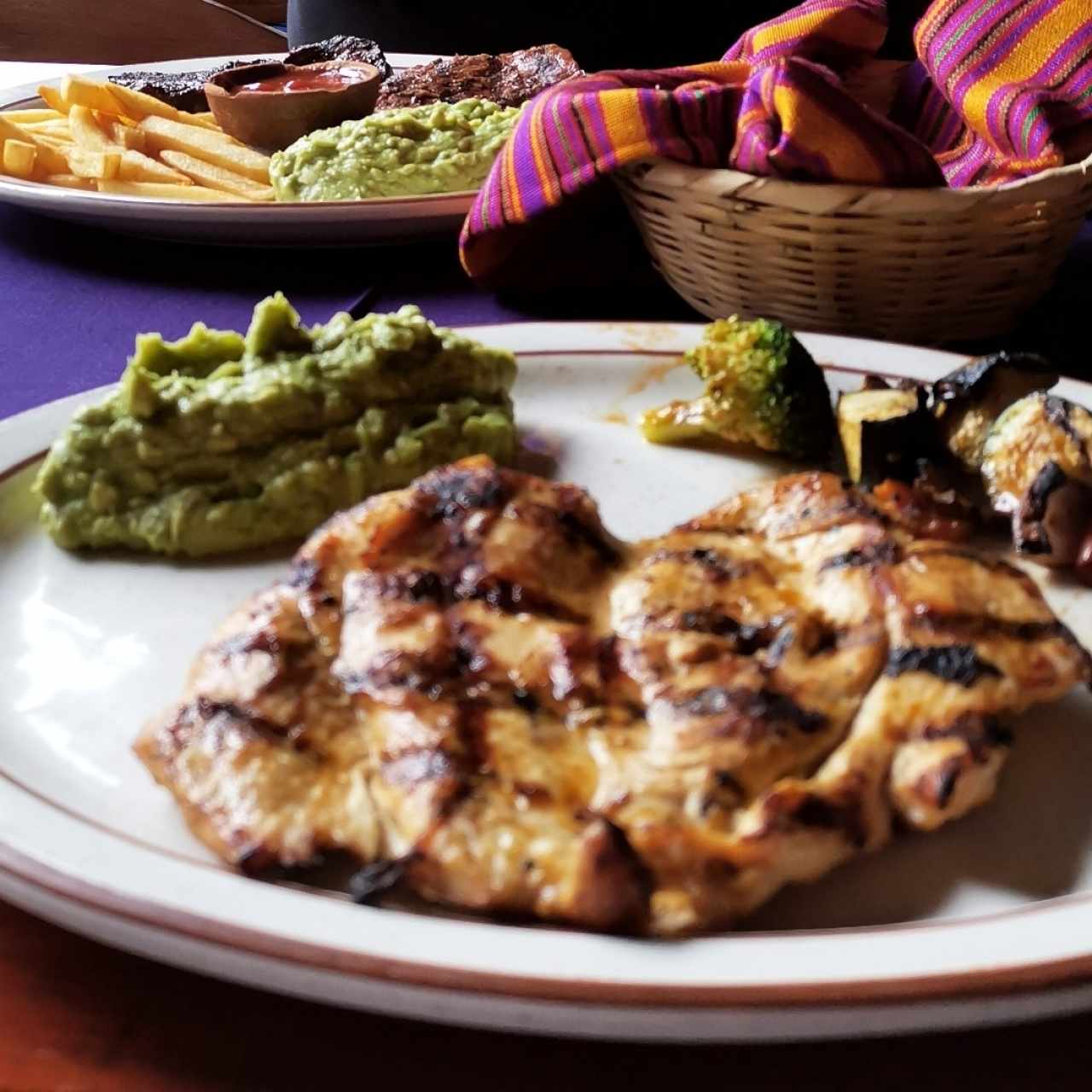 Pollo a las brasas