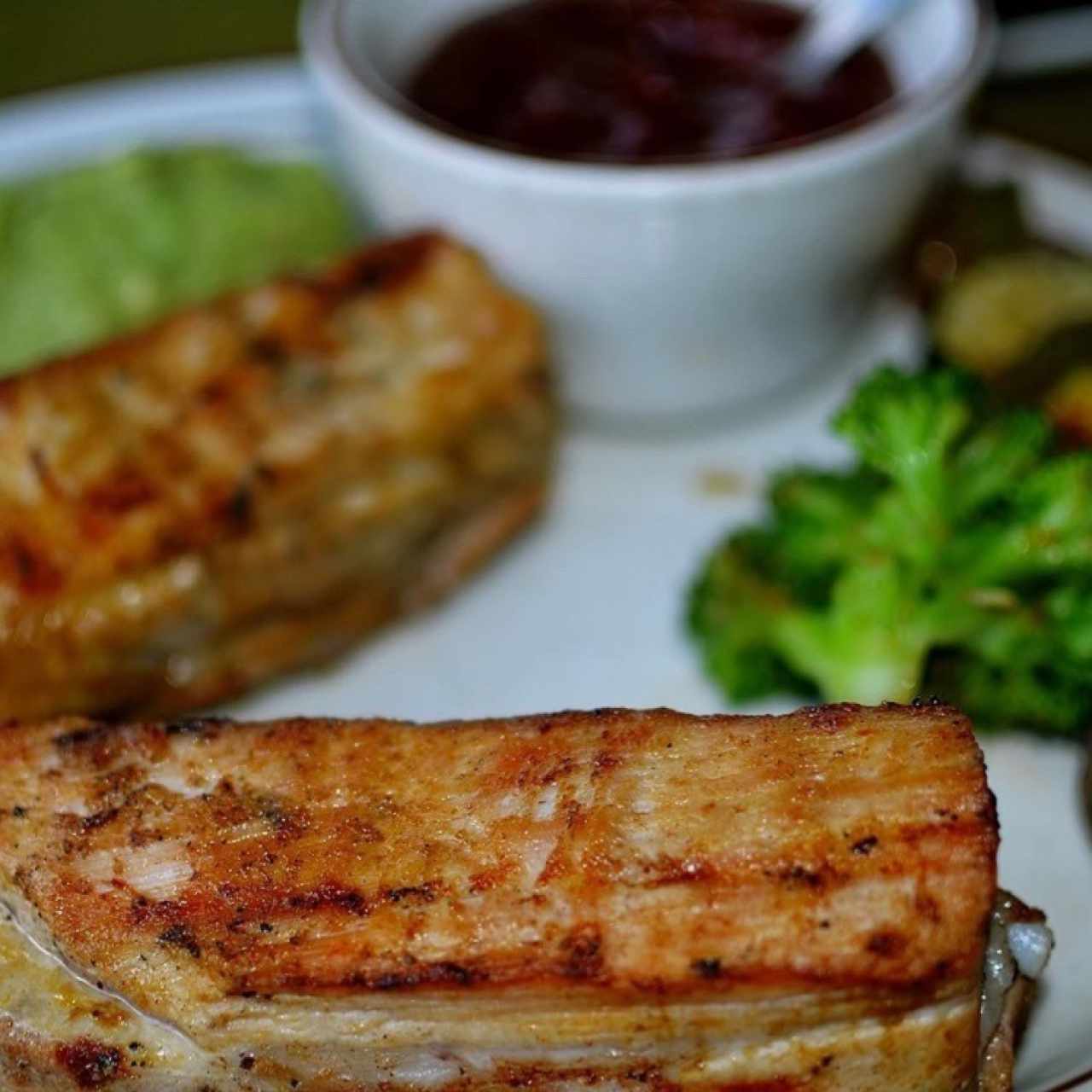 Costillas de cerdo a la barbacoa