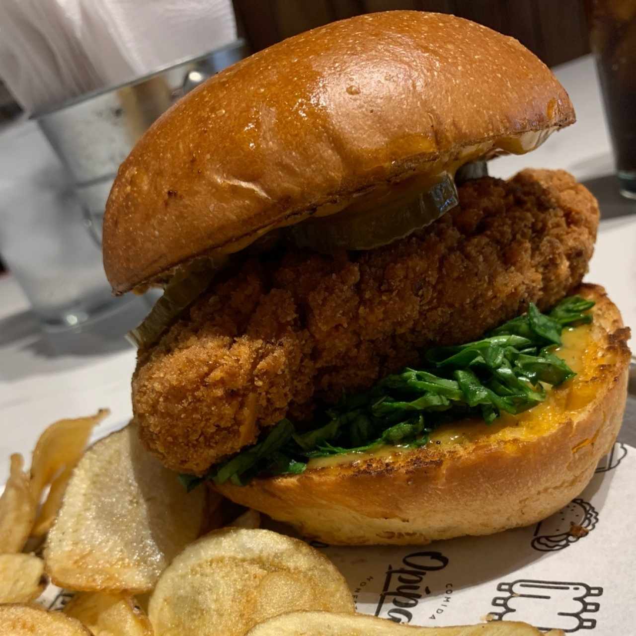 burger de pollo *x tiempo limitado