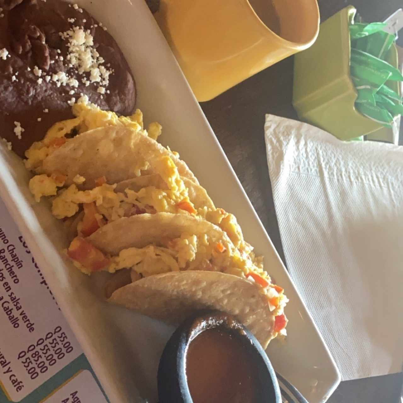 Los Mañaneros - Tacos de huevo
