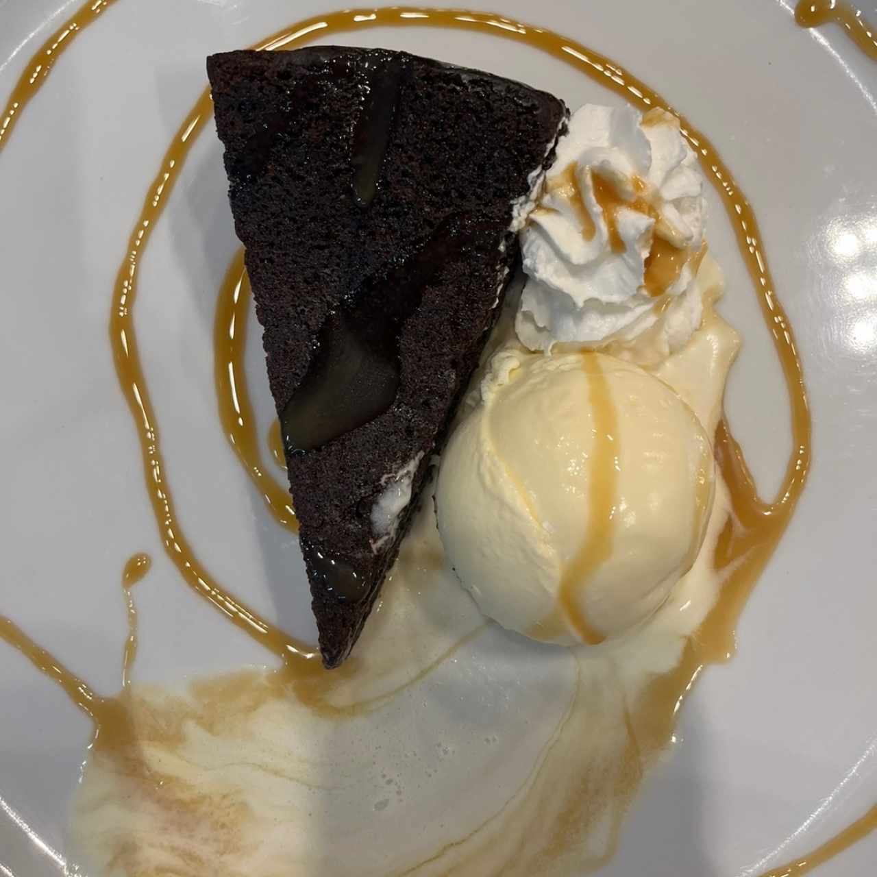 Brownie con Helado