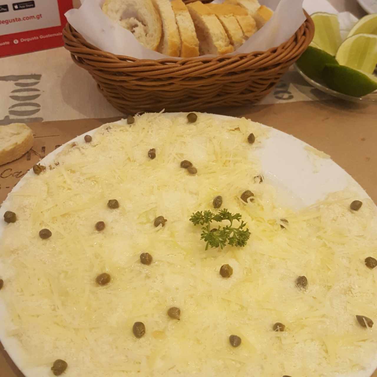 carpaccio de caracol