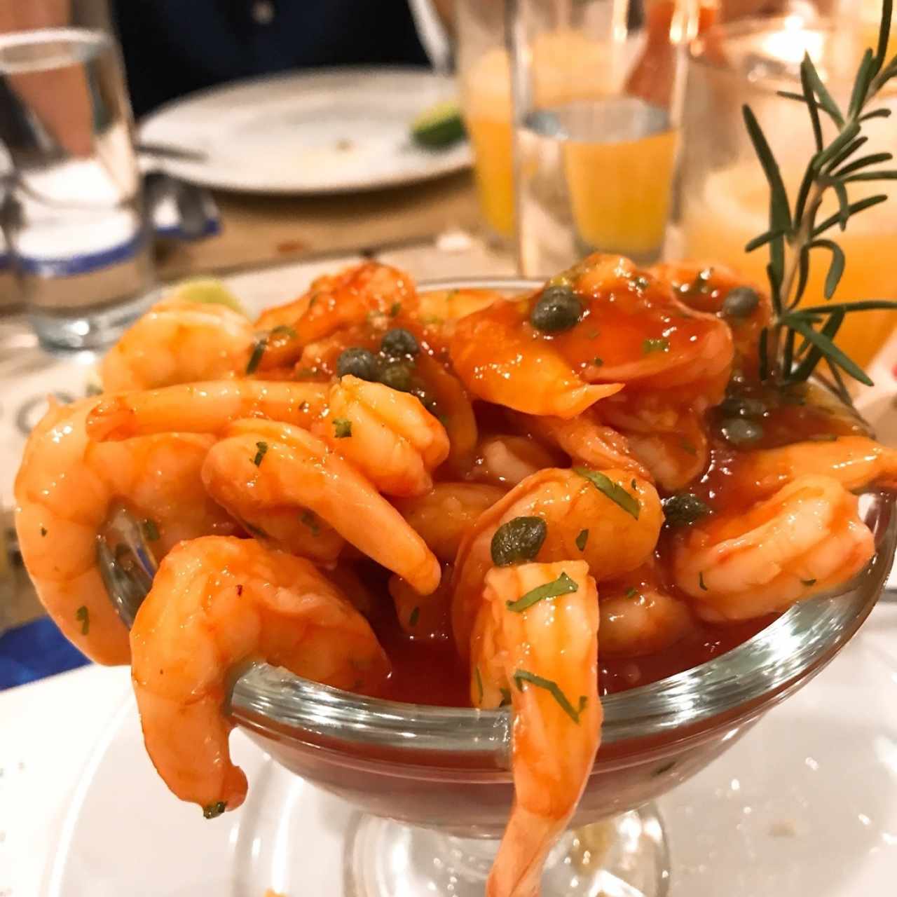 Coctel de camarones 