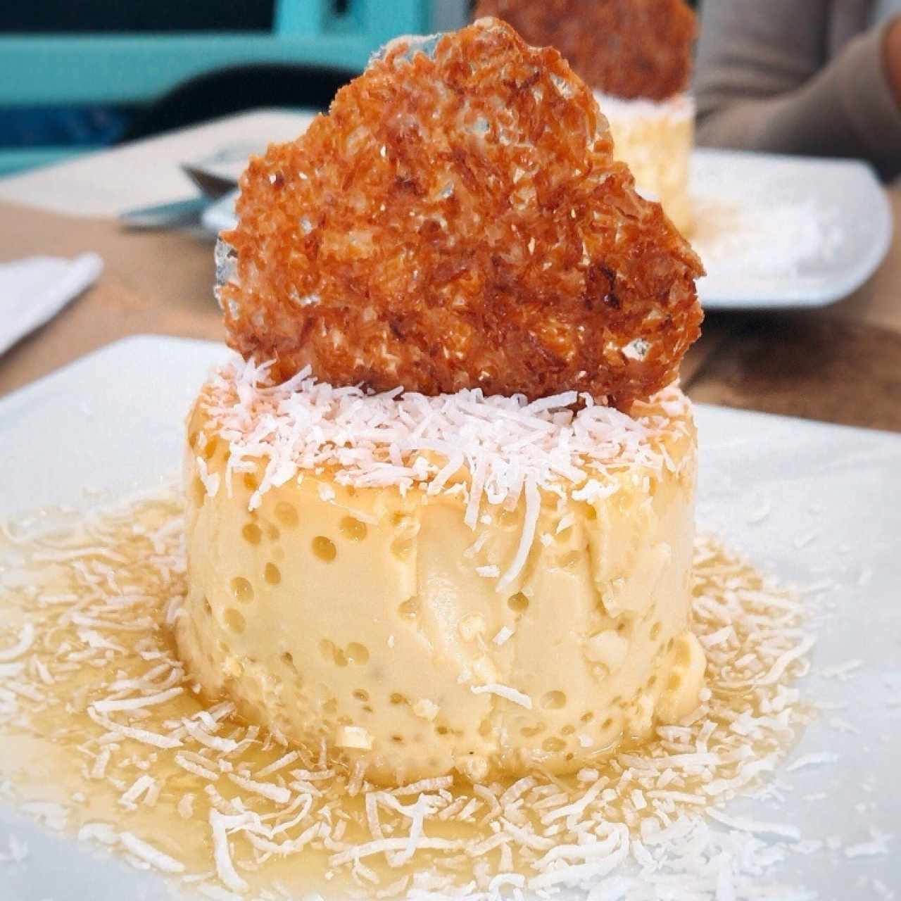 flan de coco