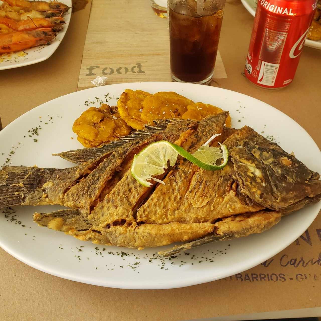 Platos Fuertes - Mojarra Río dulce