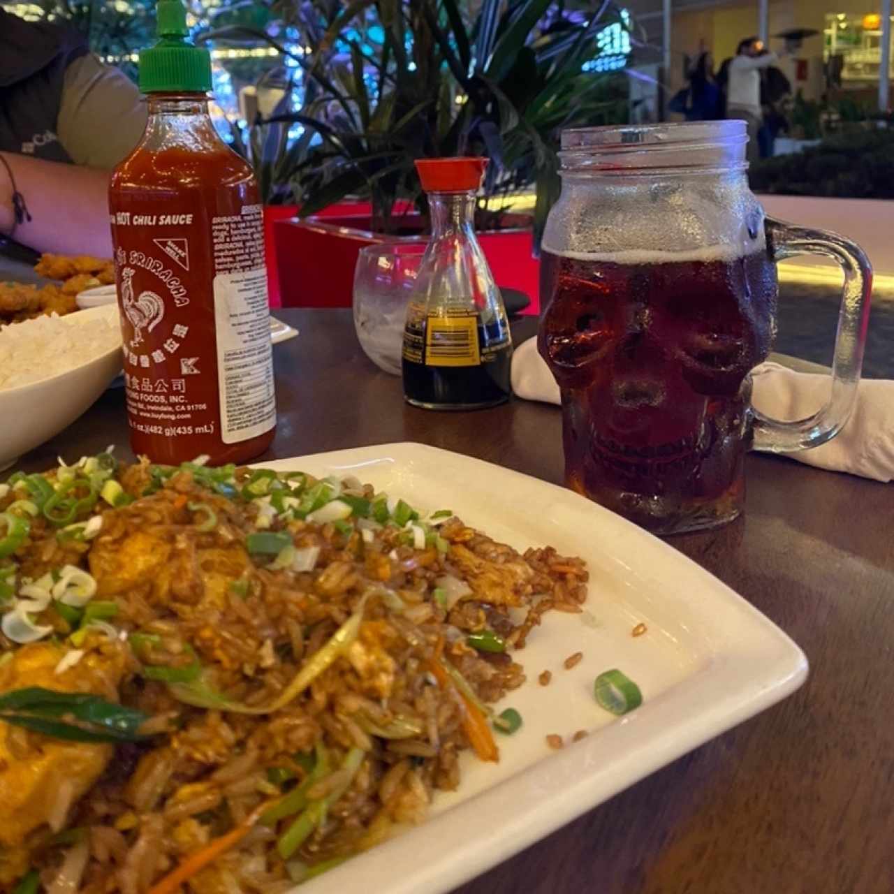 Arroz Frito con pechuga de Pollo
