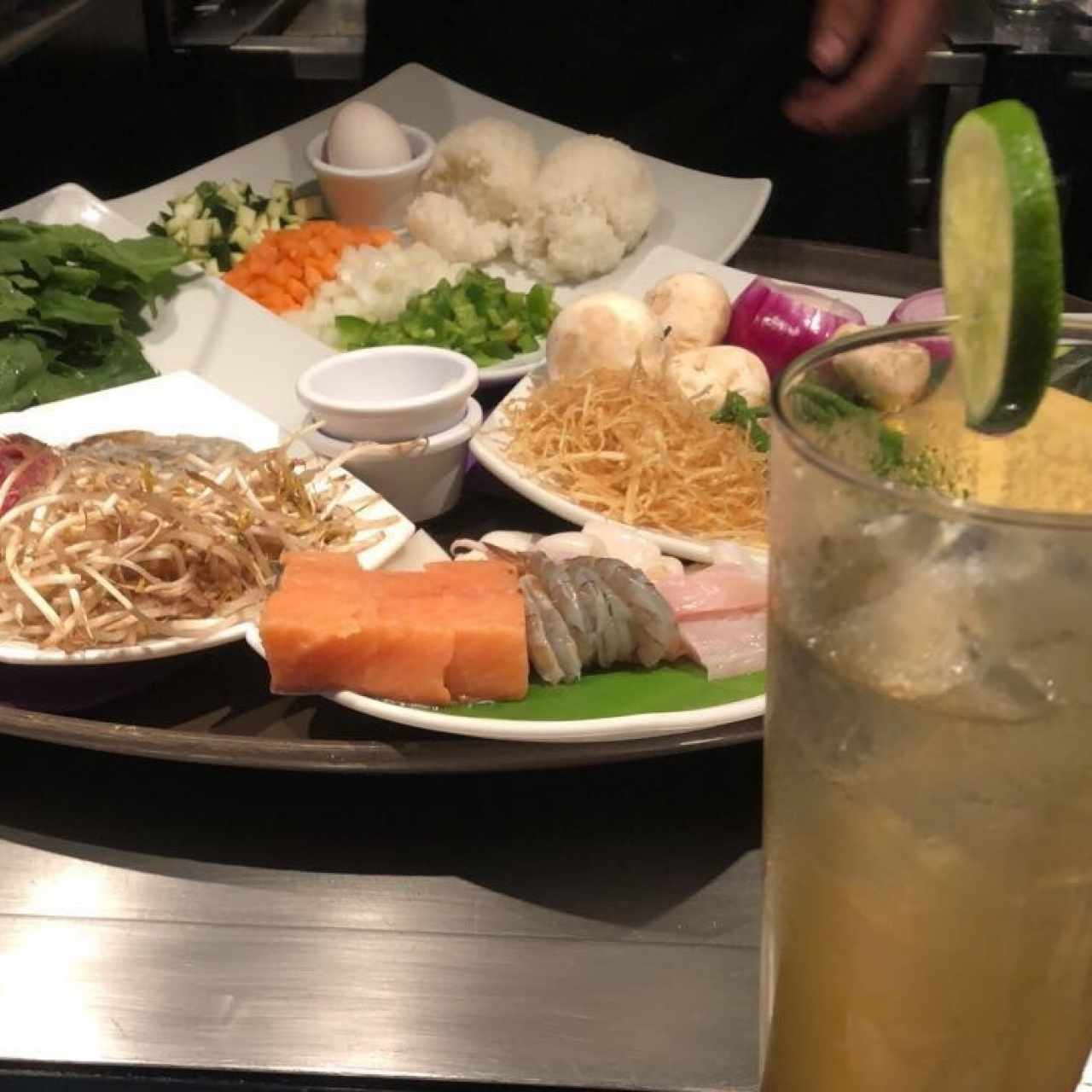 Teppanyaki de Camarón a la Plancha