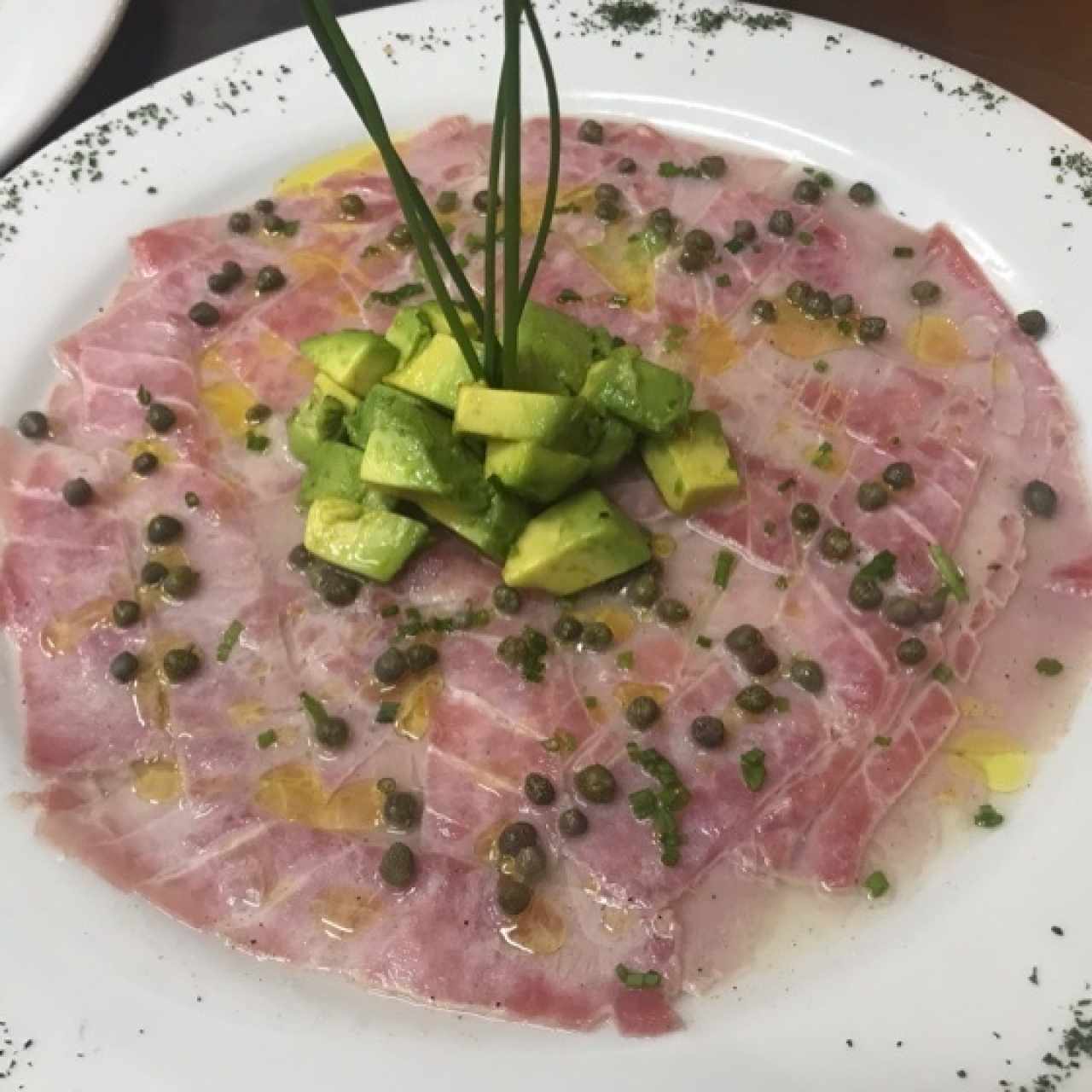 Carpaccio de atun 