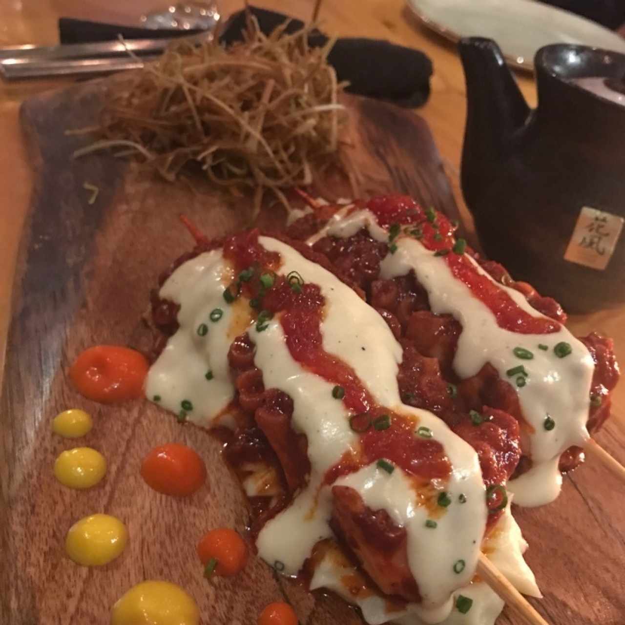 Anticuchos de Pulpo