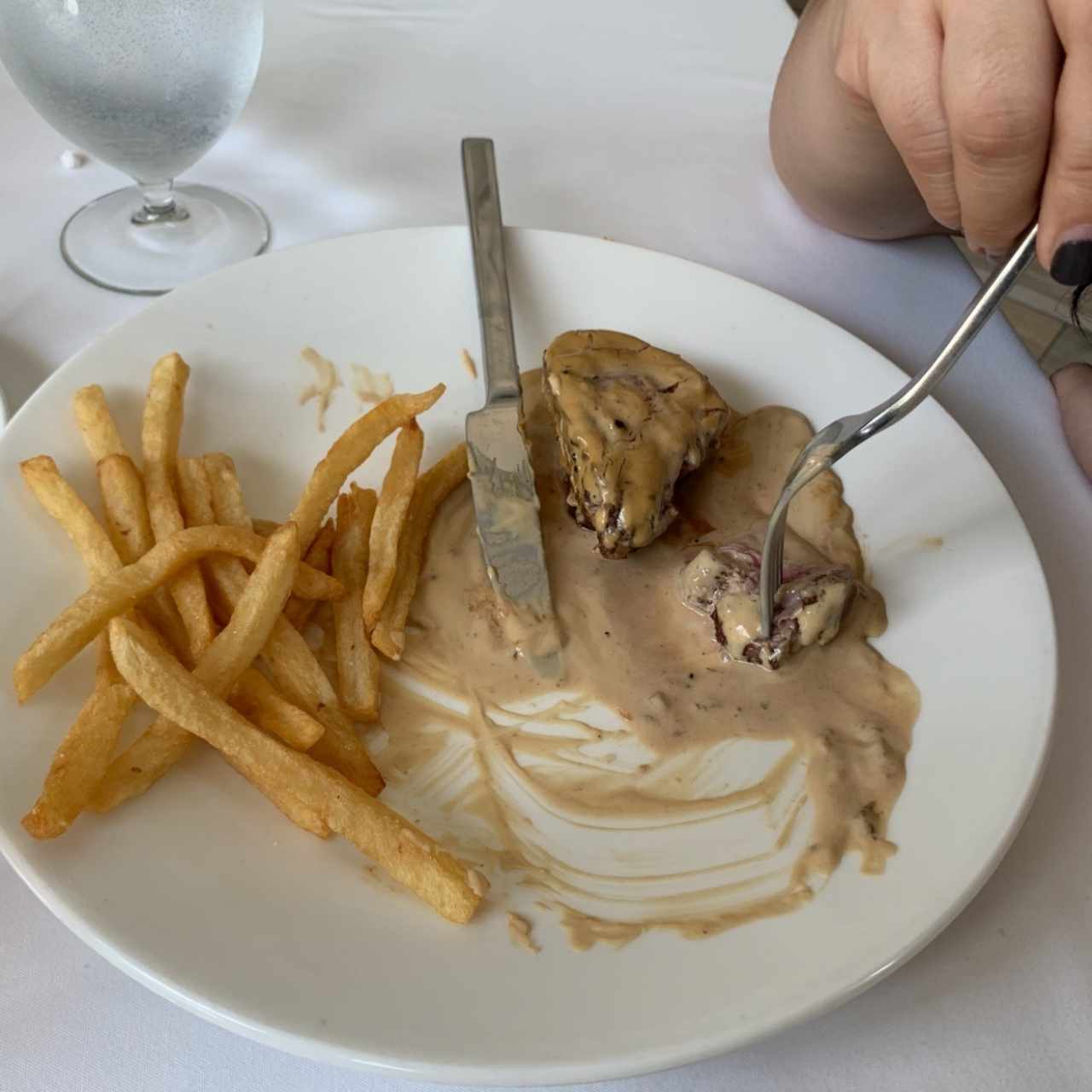 Lomito a la pimienta negra