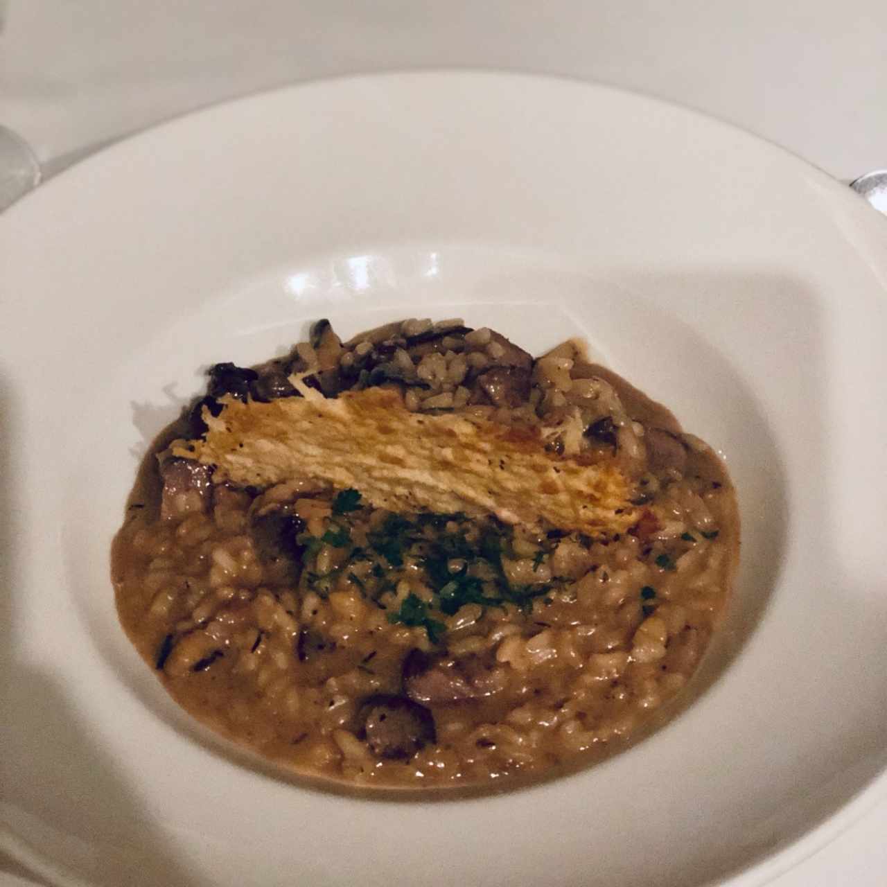 Risotto de hongos shitake & steak