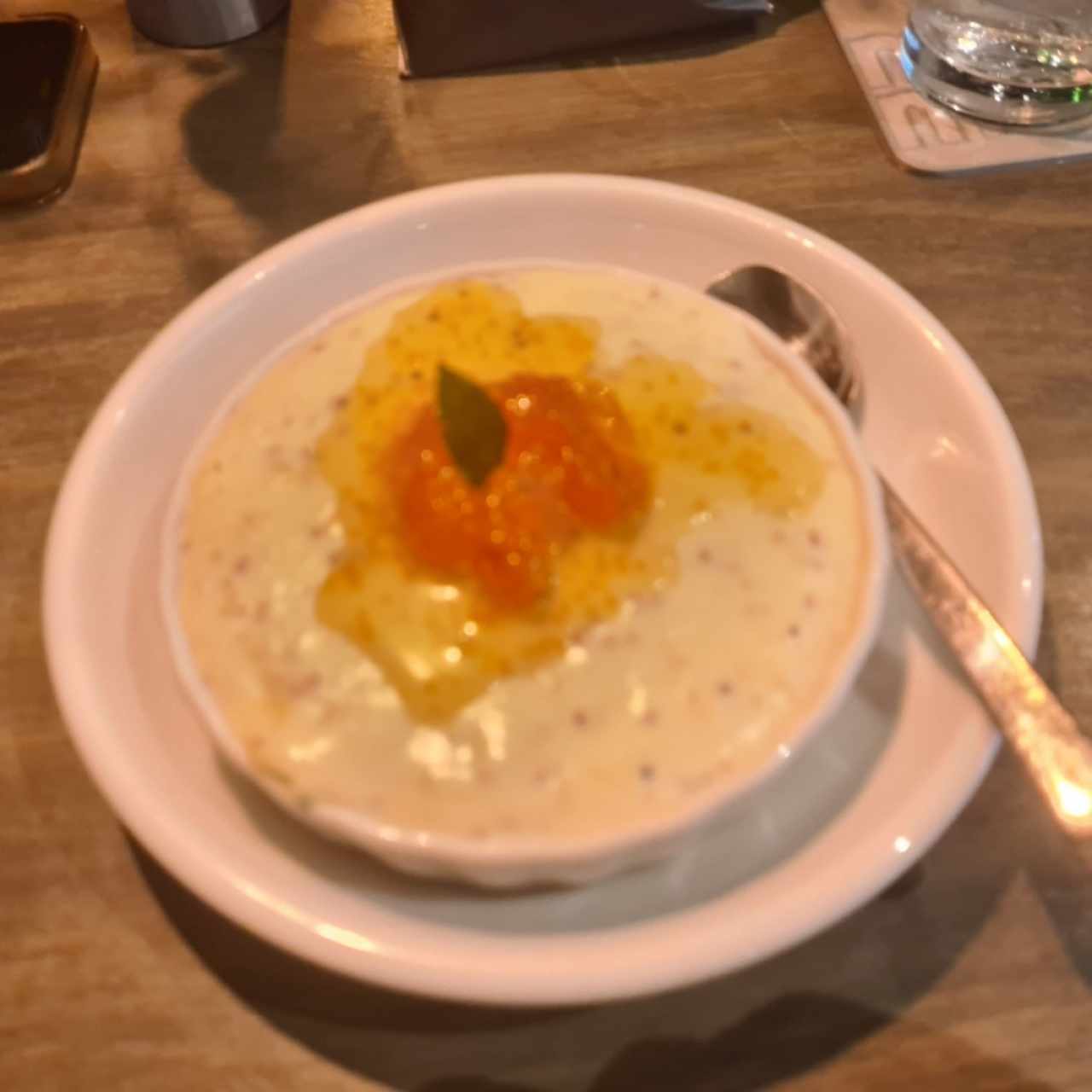 Cheesecake de quinua y aguaymanto