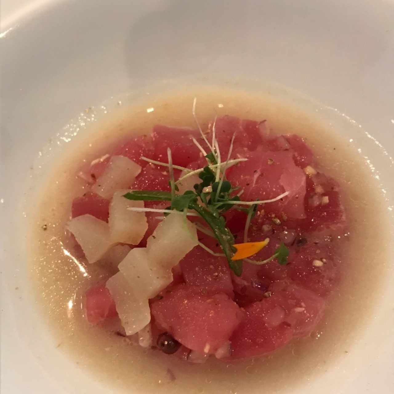 ceviche de atun