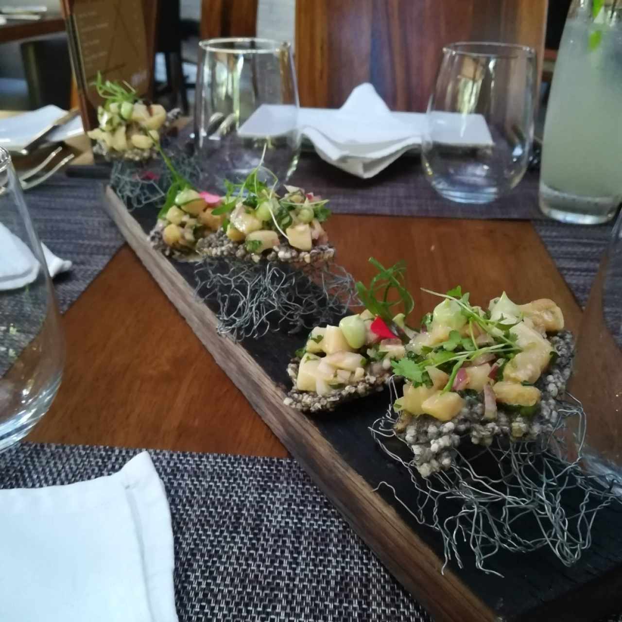 White Tuna Crispies