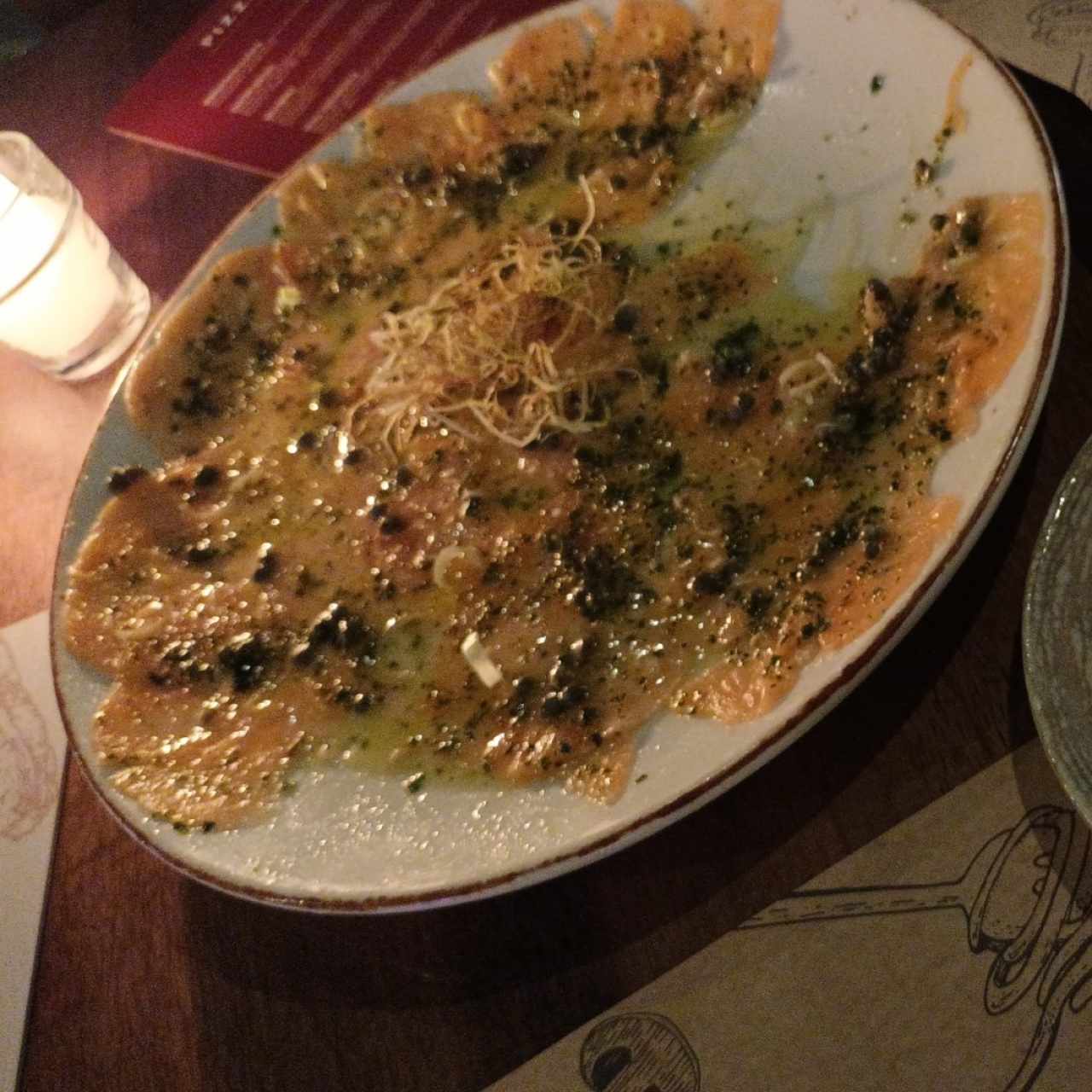 Entradas - Carpaccio Bianco