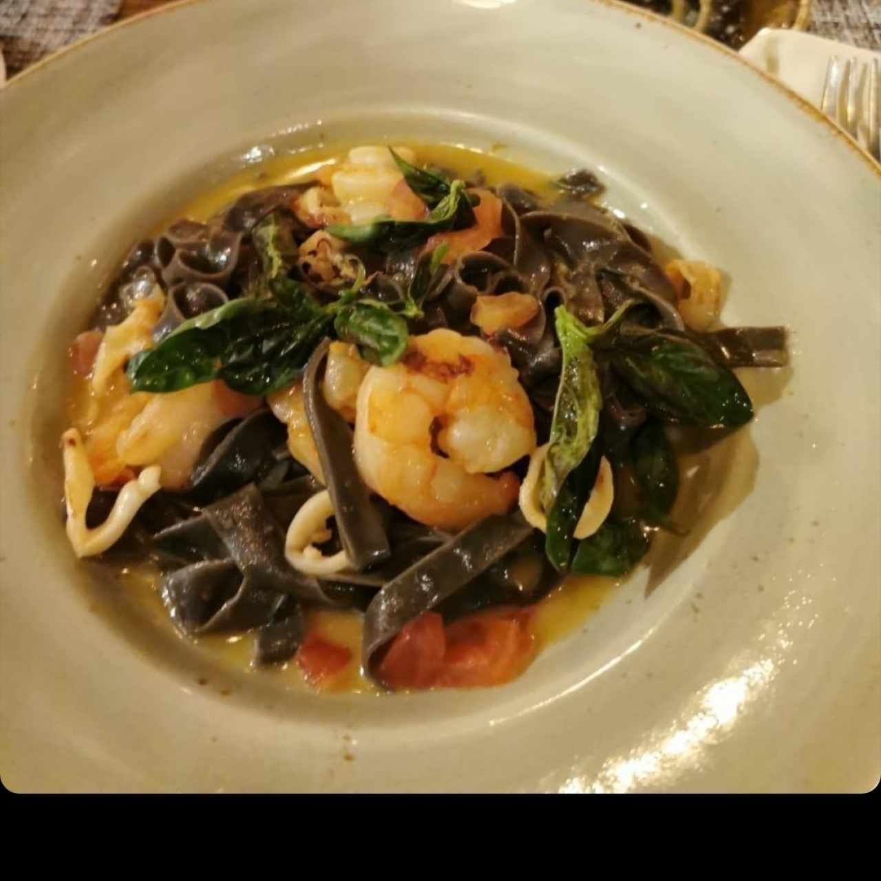 Pastas - Linguini Carbonara Zafferan