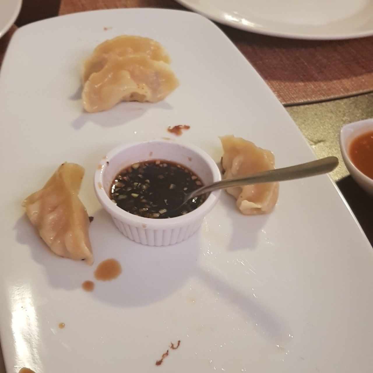dumplings de camarón 