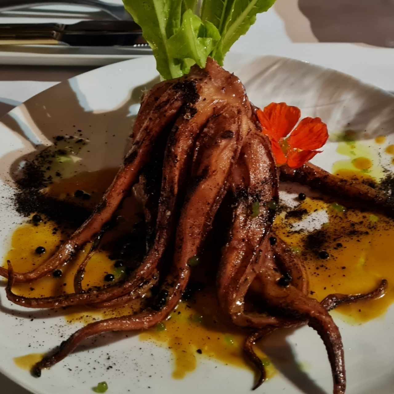 Pulpo Asado al Ají Amarillo