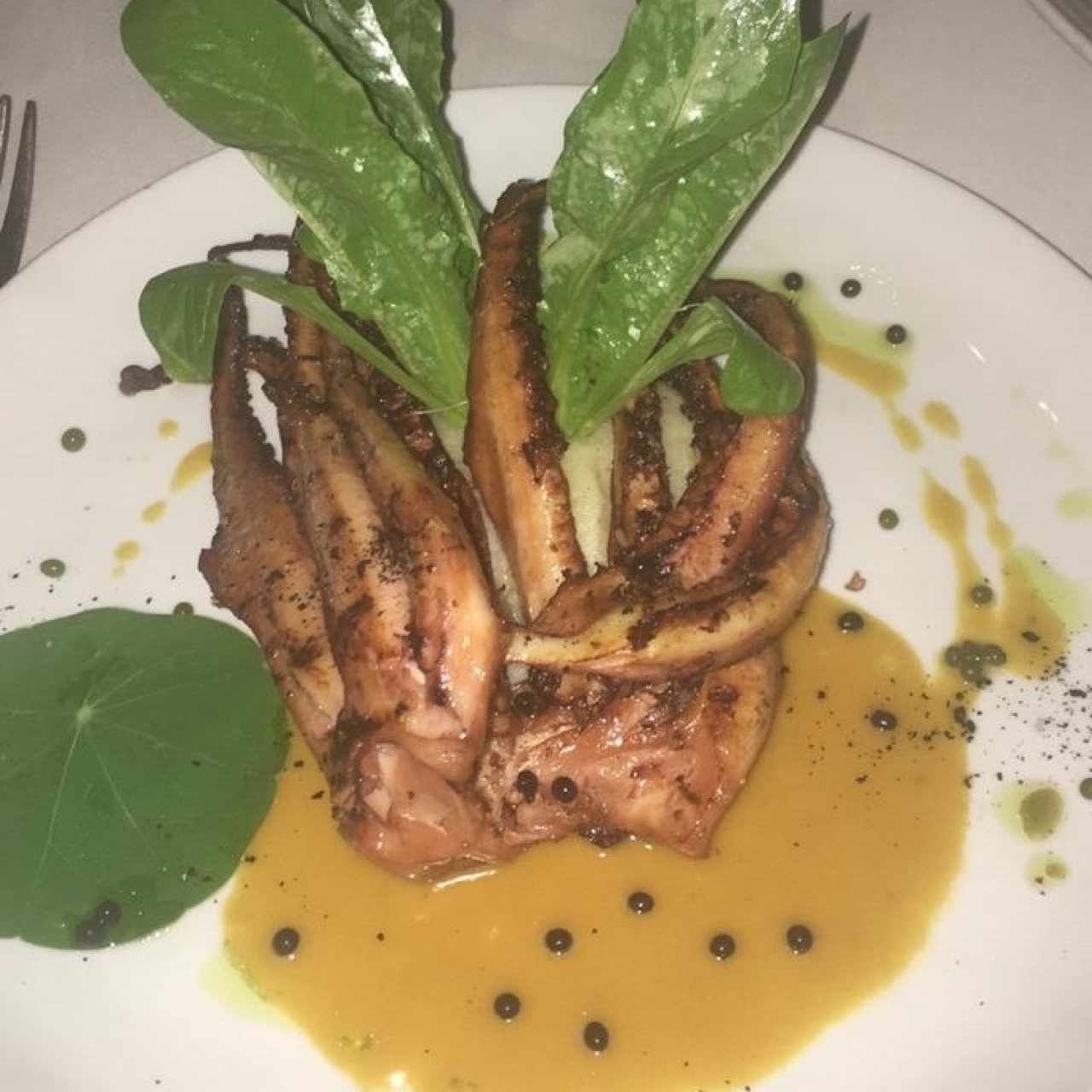 Pulpo Asado al Ají Amarillo