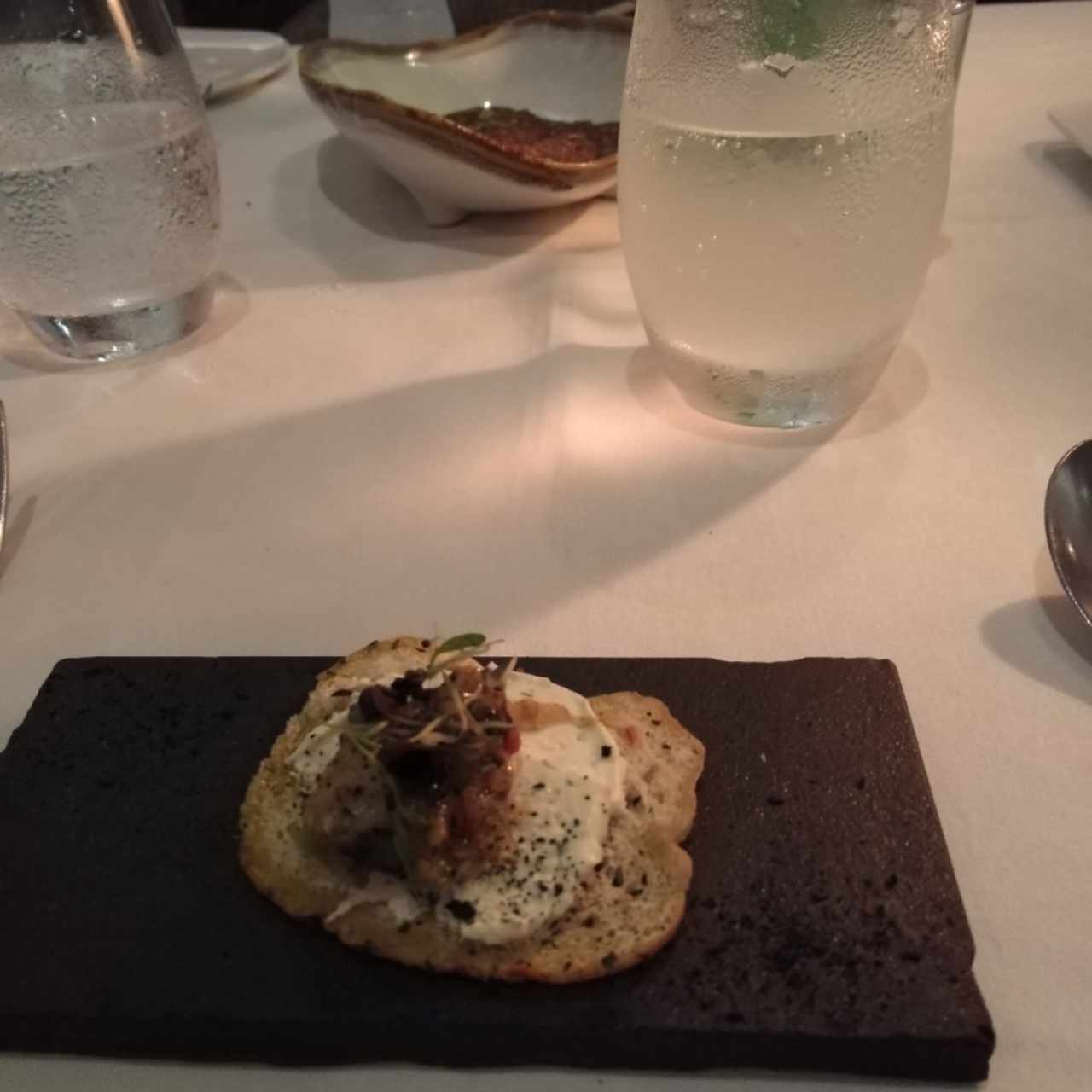 Aperitivo de cortesía