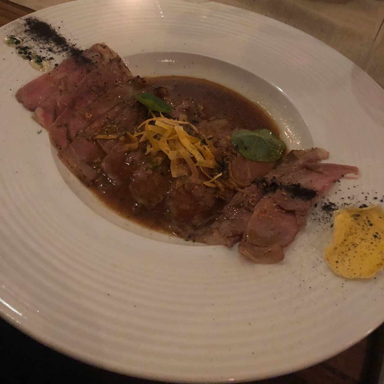 Carpaccio de Bife de Chorizo