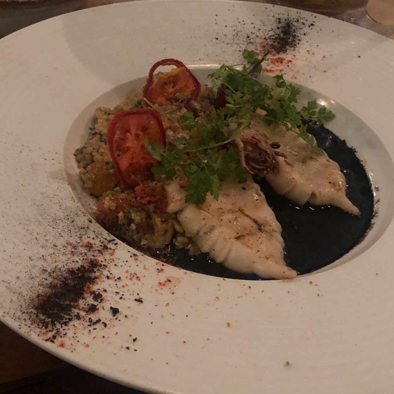 Pesca del Día en Su Tinta