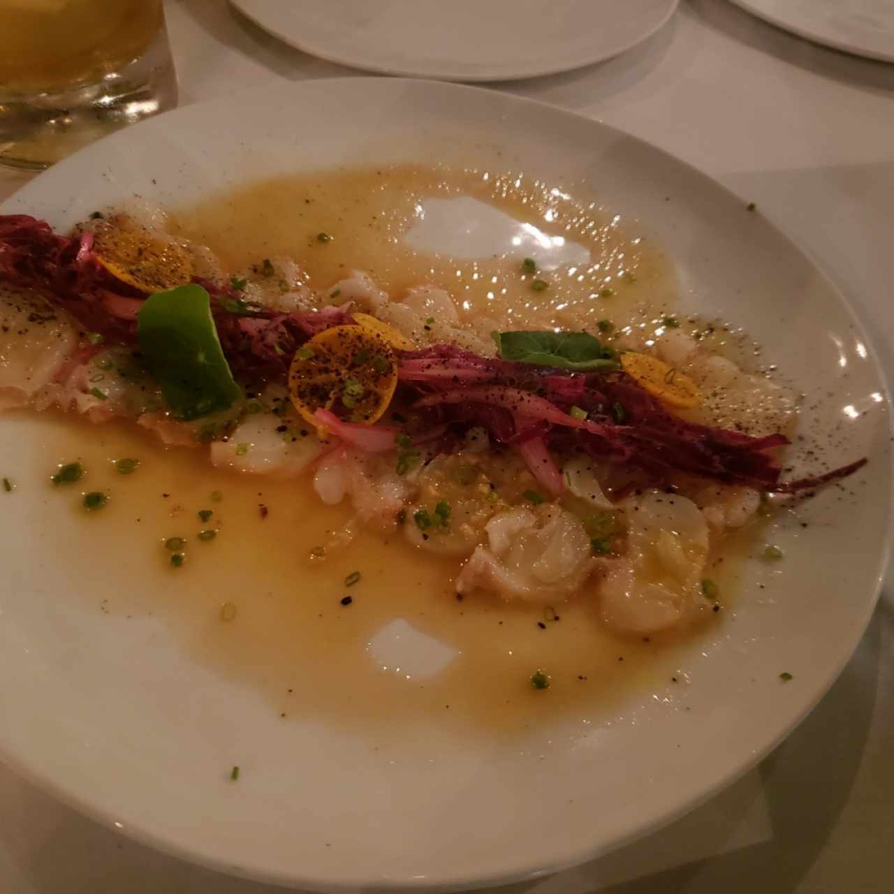 Entradas - Carpaccio de Langosta