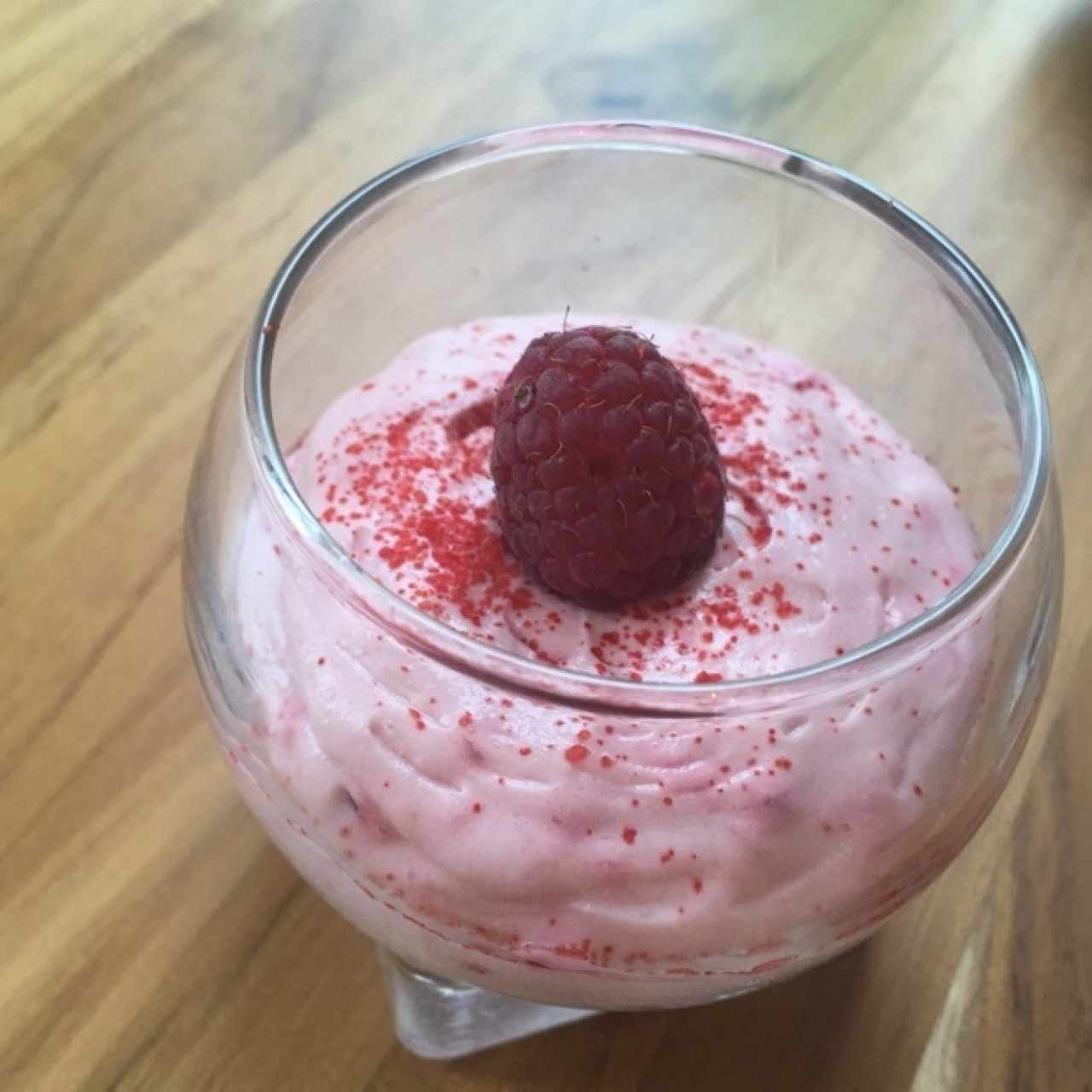 Mousse de frutos rojos