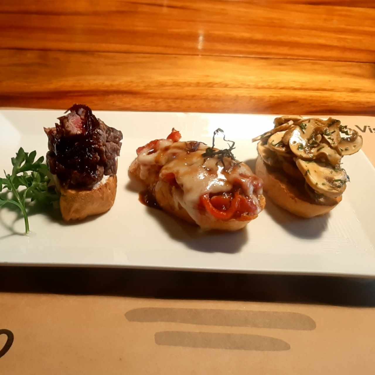 Ensaladas - Trío de Crostinis